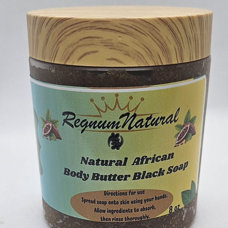 African Black Soap -Body Butter Soap